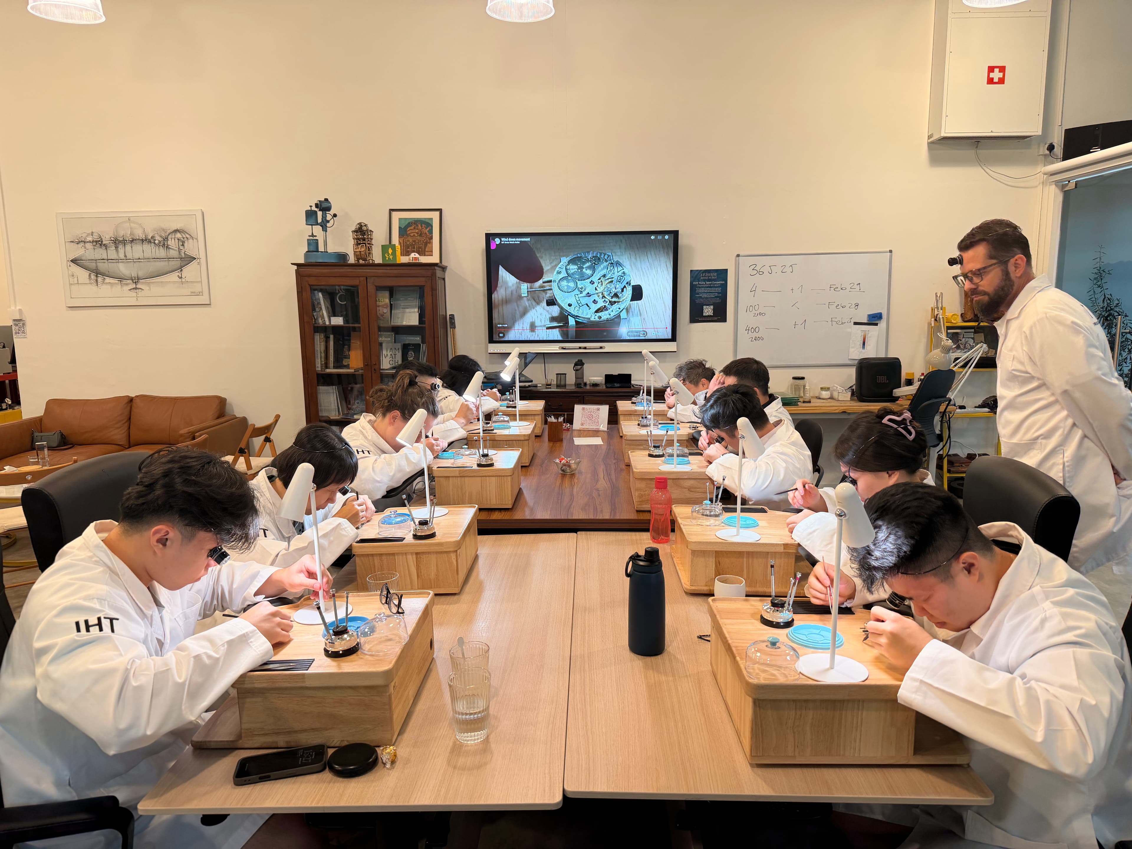 Hands-on watchmaking masterclass at IHT